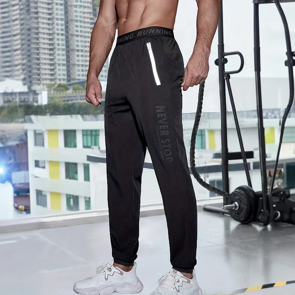 

2024 New Sweatpants Men's Running Pants Training Jogging Quick-drying Pants Sports Pants Fitness Casual Sweatpants Men Clothing