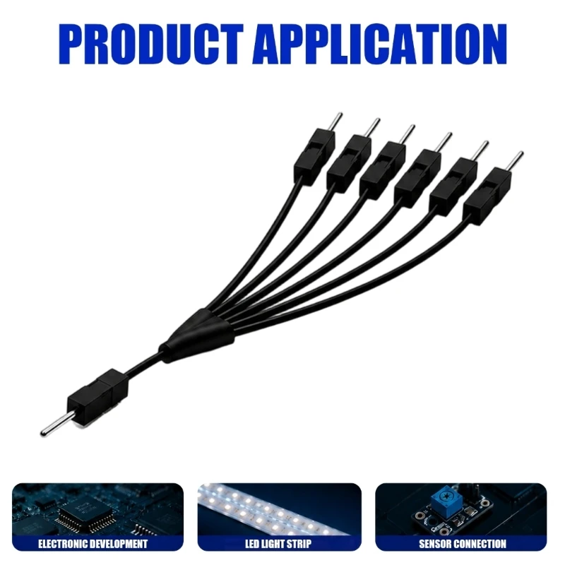 2.54Mm Duponts Wire 1 Male To Multiple Male Extension Cable For Sensors Module Connection 20CM Length