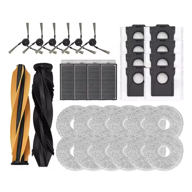 Promotion!For Dreame X50 Ultra / S40 Enhanced Edition Robot Vacuum Cleaner Accessories Kit Brush Filters Mop Pads Dust Bag