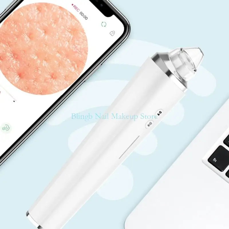 28TA Advanced Blackhead Vakuum -Gerätsschwarzkopf -Entferner und 6 Saugköpfe