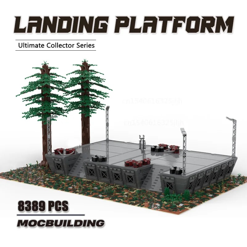 MOC Building Blocks On Base DIY Assembly Technology Bricks