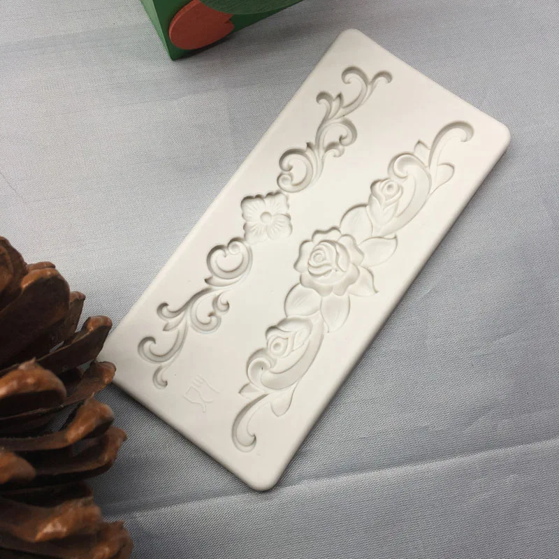 Sugarcraft Lace silicone mold cake decorating tools confeitaria moldes de silicone fondant cake mold chocoe molds