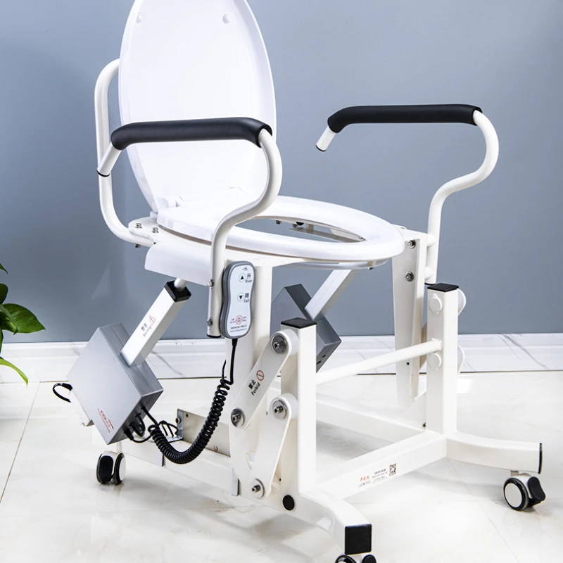 

Elderly electric automatic lift toilet chair get up help rack auxiliary pregnant woman