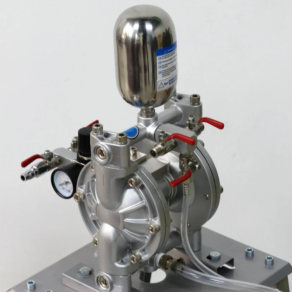 Pneumatic coating double diaphragm paint pump, furniture plastic factory spray diaphragm pump