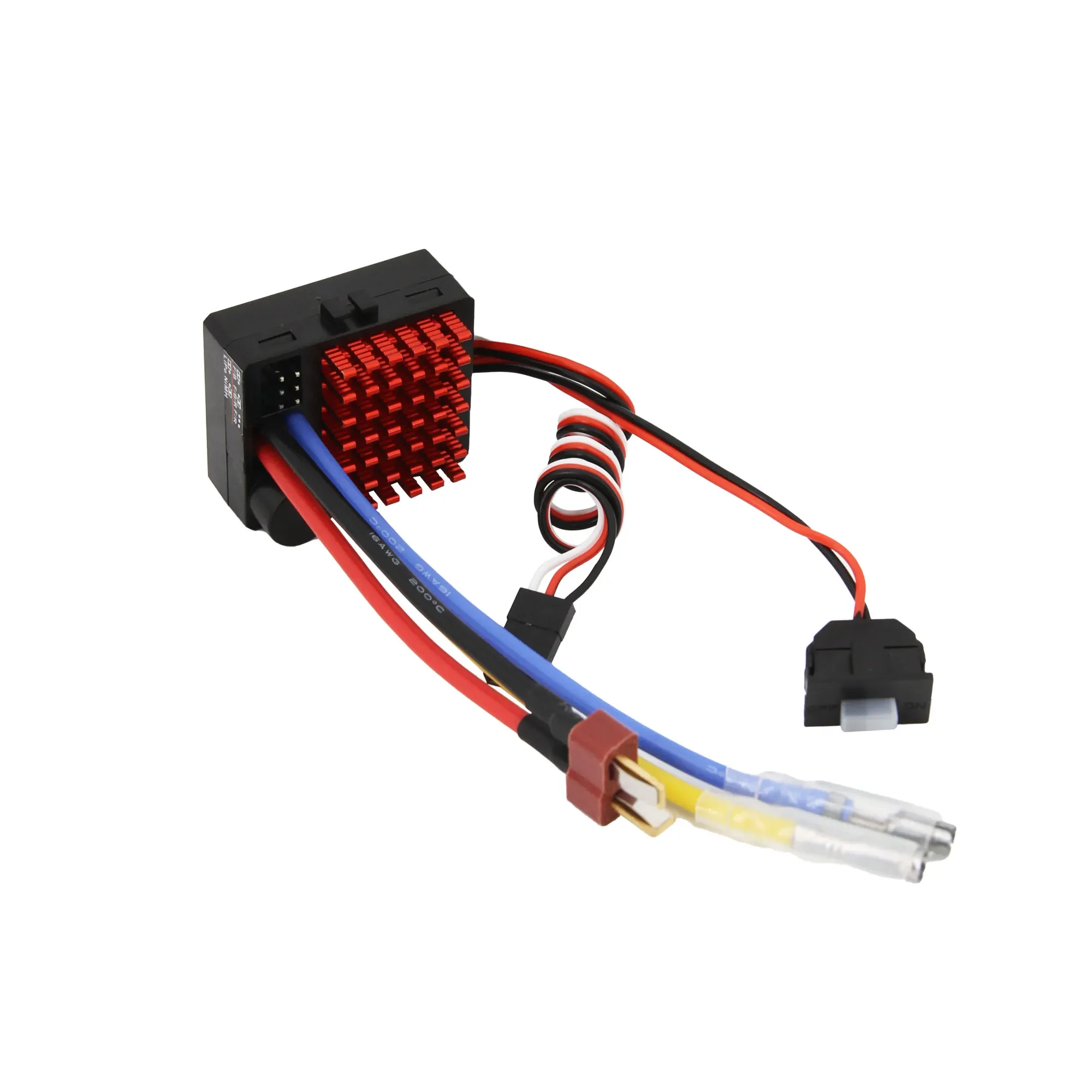 NEEBRC Waterproof 60A Brushed ESC 6V/3A BEC Built-in 3 Modes AJL-6860-RTR 2-3S for RC Car 540/550/750 Motors Boat Tank Model