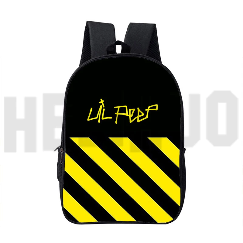 

3D Casual Fashion Lil Peep Bag Men Rapper Lil Peep Backpacks Travel 16 Inch Large Canvas School Bags Children Back Pack Mochila