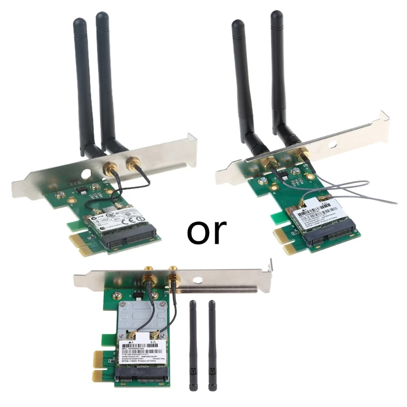 PCI-E WiFi Card for MacOS for Windows PCI-E PCI Network Adapter mac-Compatible Wi-Fi Air Drop Handoff Instant Hotspot Random 1Pc