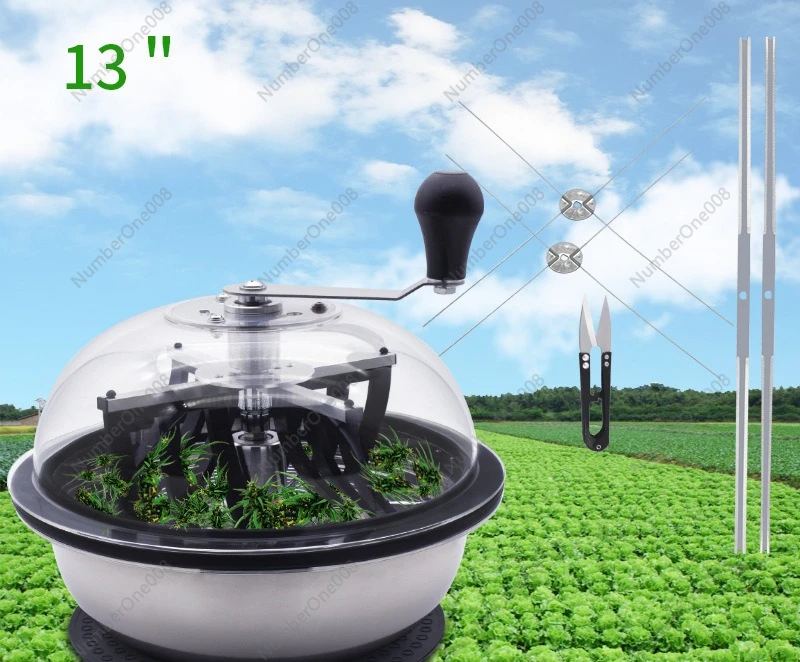 Bowl Leaf Trimmer Machine, Hydroponic Rotary Cutter for Plant Bud Trimming, Efficient Time Saving Garden Tool