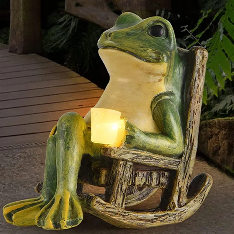 

3D Frog Swing Chair Light‌ - Creative Night Light for Nursery & Living Room