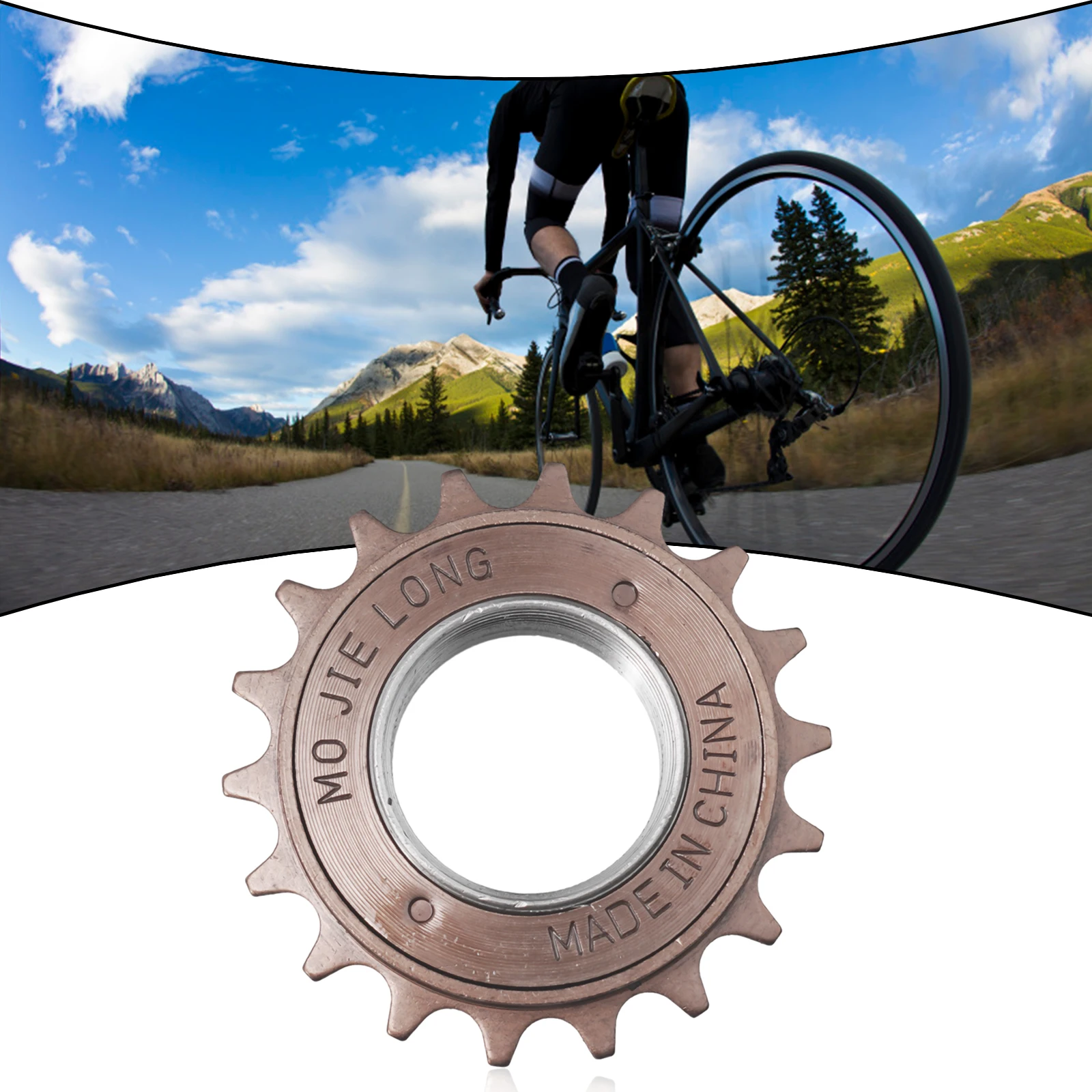 16/18/20T 35mm 1/2  X 1/8   Freewheel Bicycle Single Speed Cog Sprocket Bicycle Bike Gear Cycling Parts Accessories Bicicleta