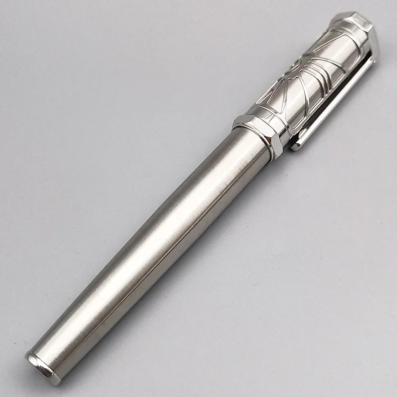 七角形ローラーボールペンとシリアル番号書き込みスムーズボールペンギフトとして