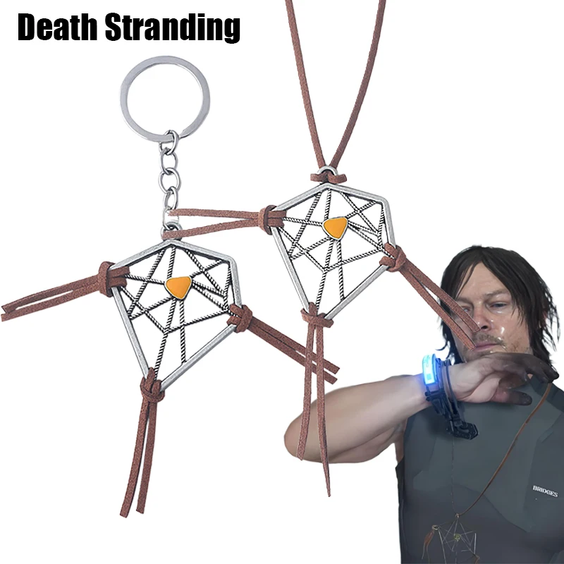 

Игра Death Stranding Сэм Портер Бриджес Косплей Ожерелье Ловец снов Подвеска Брелок Металлический Ловец снов Брелок Ювелирные Изделия