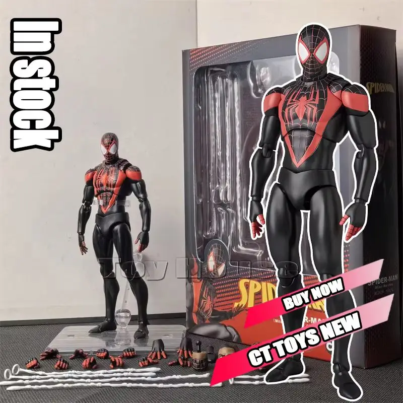 Caliente Ct todas las series de juguetes Spiderman Mafex 143 Ben Reilly Comic Ver el increíble Spider-Man 001 Anime figuras de acción de juguete regalo