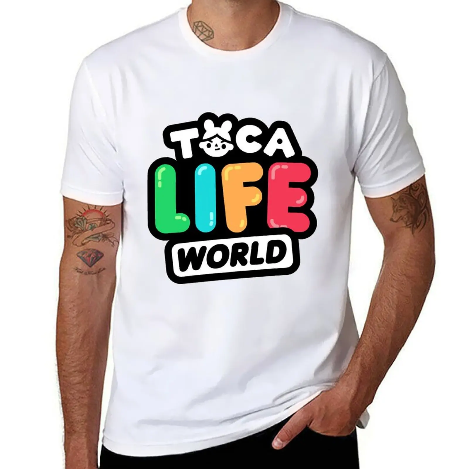 

Toca Boca Toca Boca 2021 Toca Life World T-Shirt graphic t shirts for man anime t shirts oversize T-Shirt