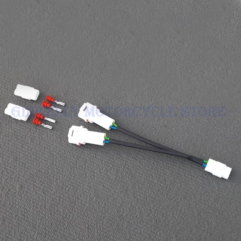 For Royal Enfield Y-Splitter Adapter Cable 12V Socket Guerrilla Himalayan 450 Motorcycle Accessory