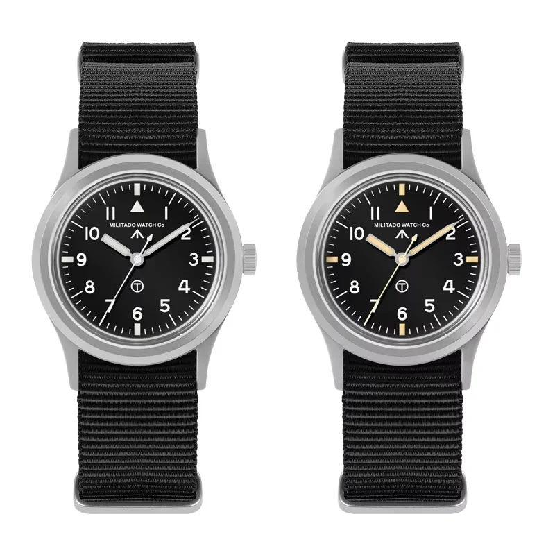 Militado ML14 Limited Edition Quartz Watch VH31 Sweep Second Quartz Movement Watch Sapphire Crystal BGW9 C3 Luminous Men's Watch