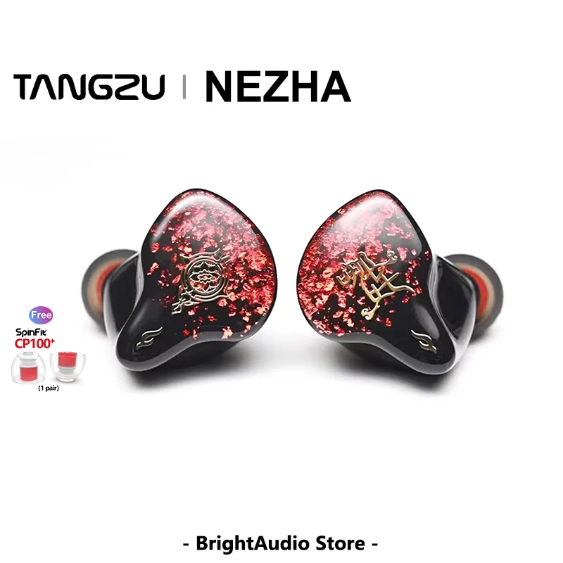 Fones de Ouvido Intra-auriculares Híbridos TANGZU NEZHA 6BA+1EST