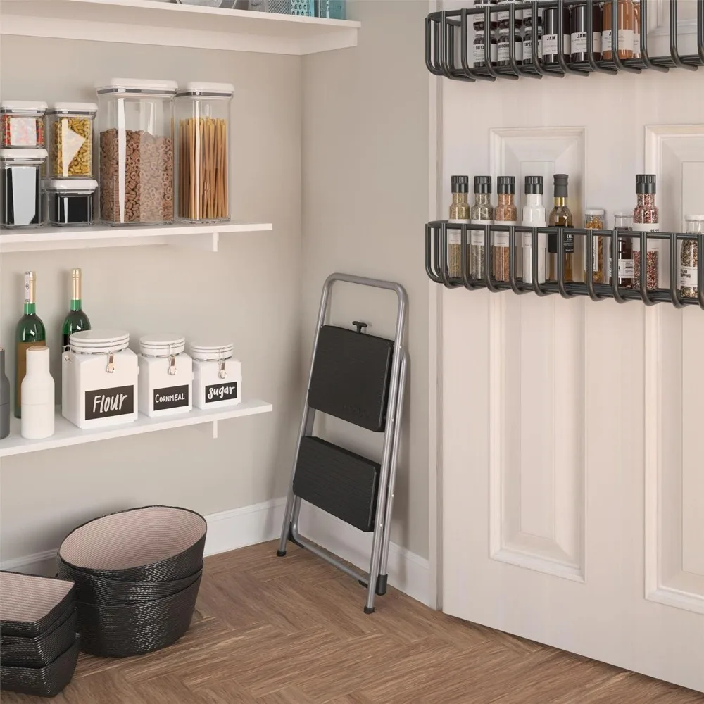 مقعد قابل للطي بسعة 200 رطل، سطح غير قابل للانزلاق، خفيف الوزن للاستخدام في المطبخ المنزلي والحمام