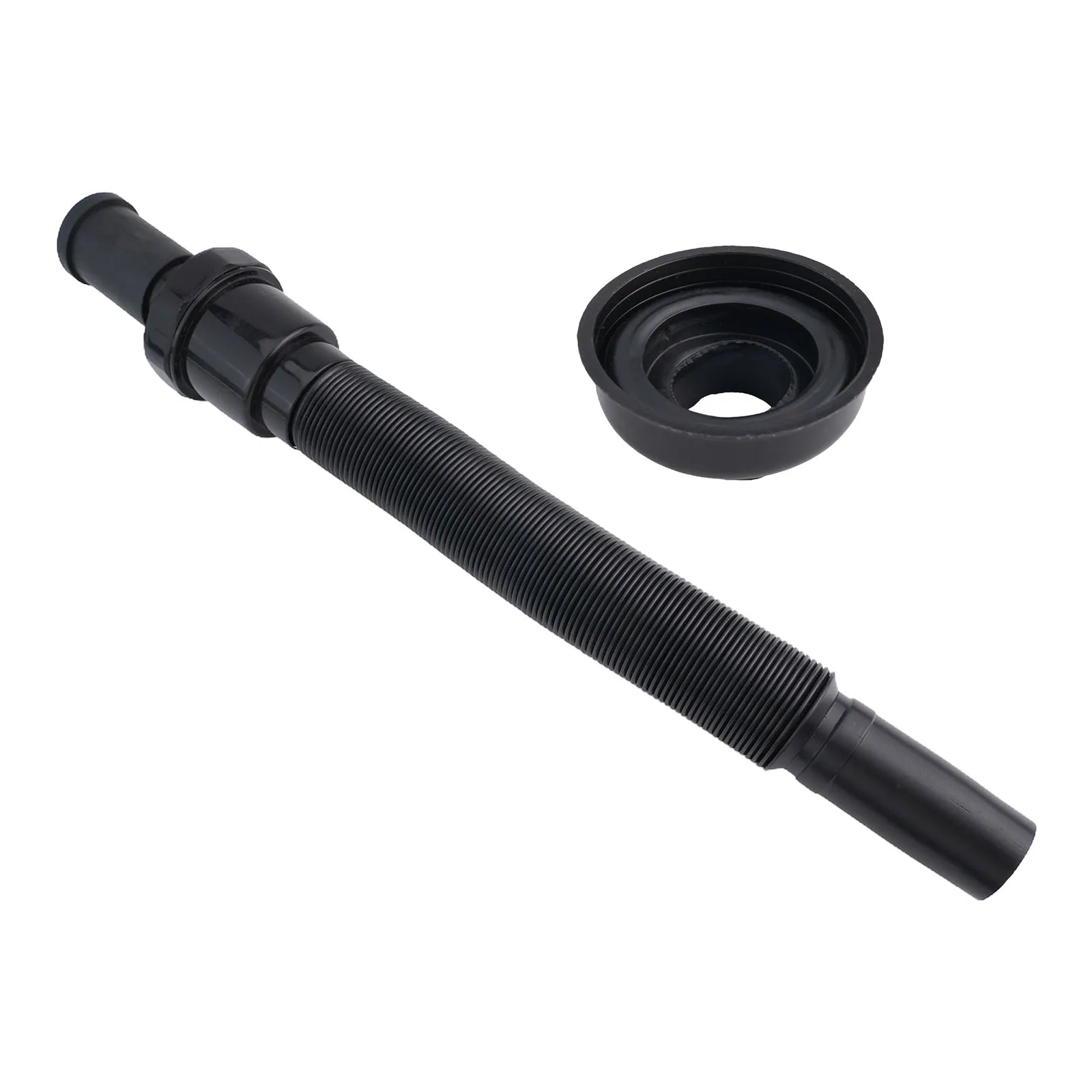 Bathroom Kitchen Color White Telescopic Drain Pipe Flexible Drain Hose High-quality Material Manual Installation