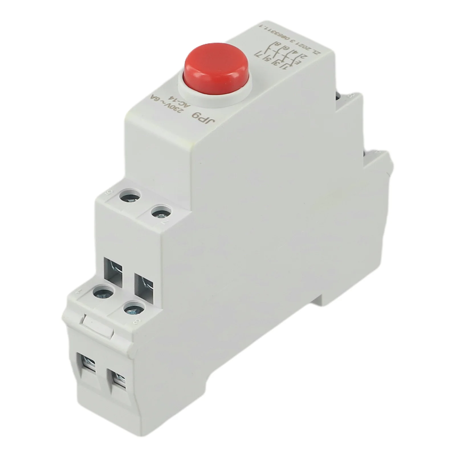 

JP9 Button Switch Button Din Rail Type Cease Starting Power Switch Modularity Red Green AC/DC 24V Plastic DIN Rail Buttons