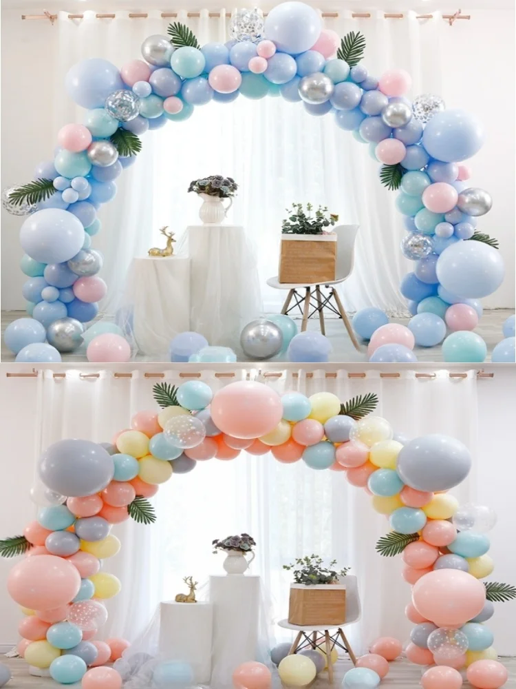 decorazioni-per-l'apertura-scolastica-colonna-ad-arco-pezzi-decorativi-palloncini-macaron-decorazioni-per-cancelli-di-scuole-e-asili-atmosfera-per-parchi-giochi