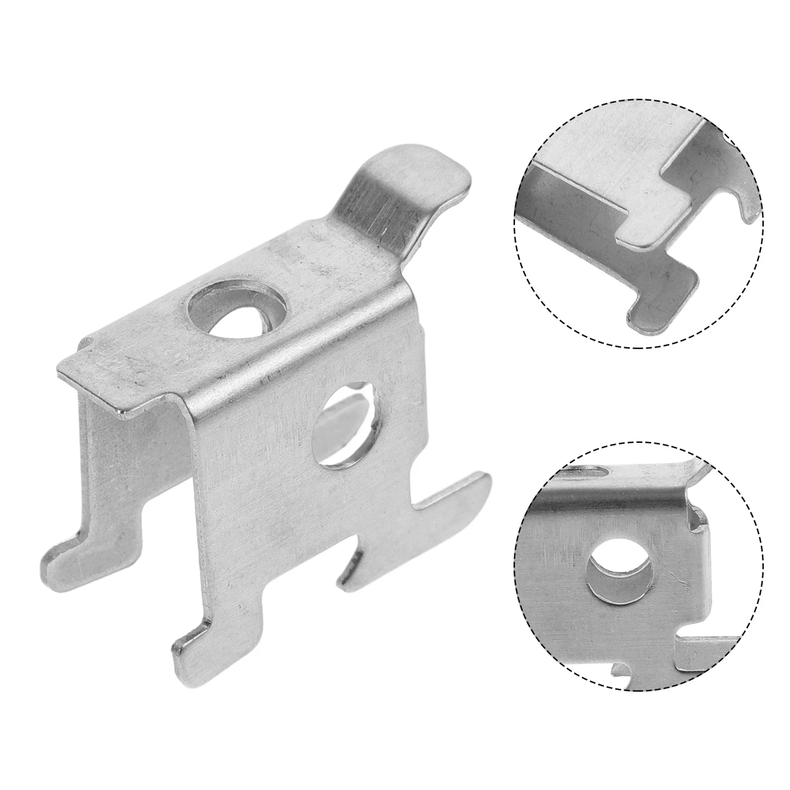 

4Pcs Freezer Shelf Clip Stainless Steel Strong Support Clamp Commercial Refrigerator Rack Holder Fixing Bracket