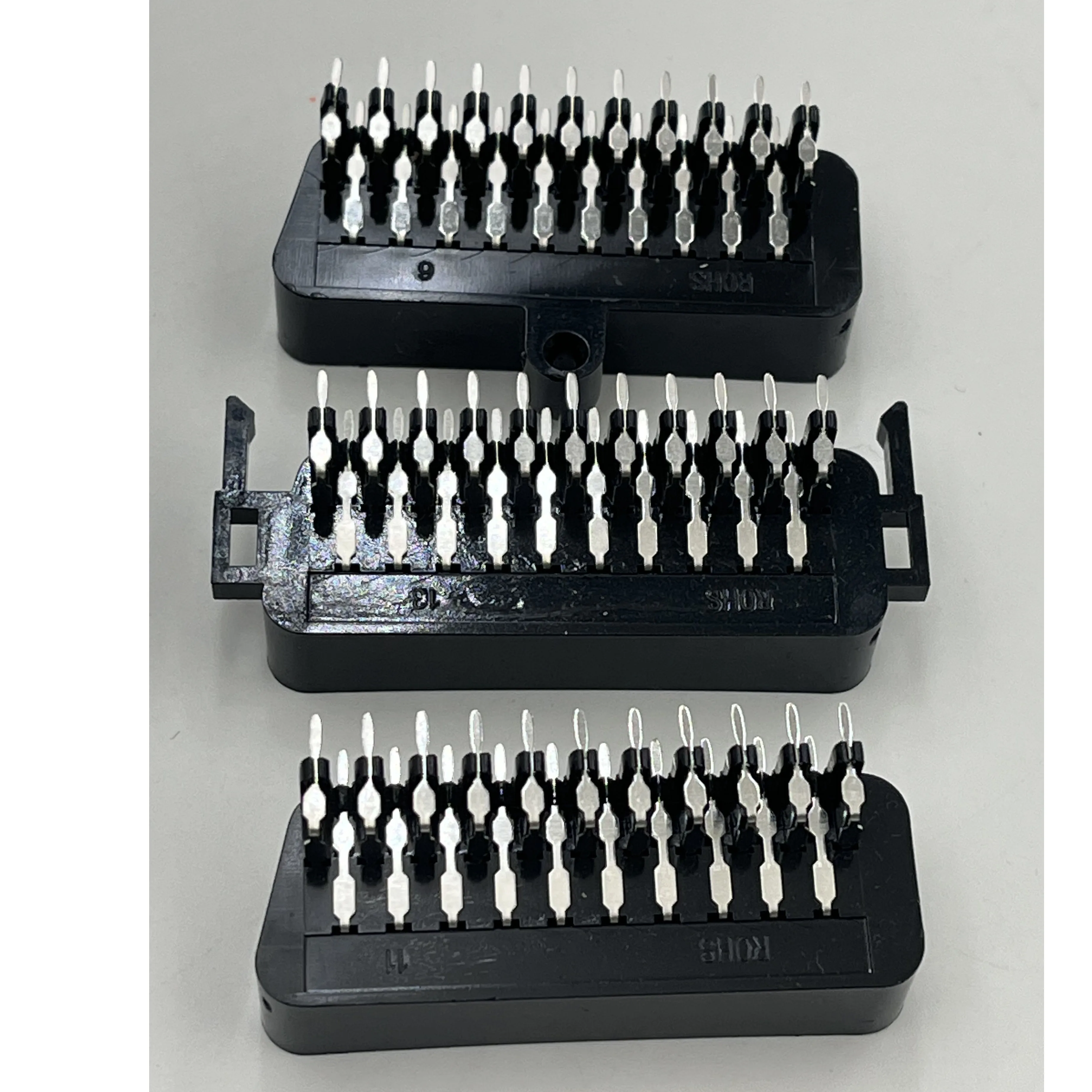 3 قطعة سكارت موصل 21 دبوس أنثى الزاوية اليمنى المقبس PCB جبل موصل جاك #2