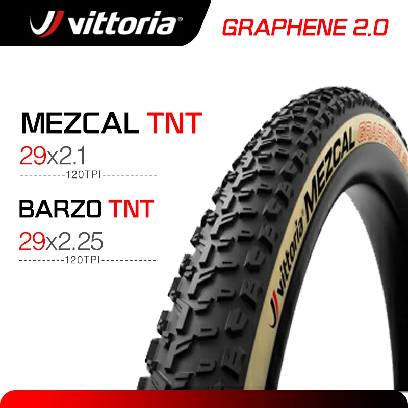 

VITTORIA MEZCAL/BARZO 29 MTB дюймов бескамерная шина TNT 4C графеновая 29,5 × 2,25 противопрокольные складные OE шины для горного велосипеда