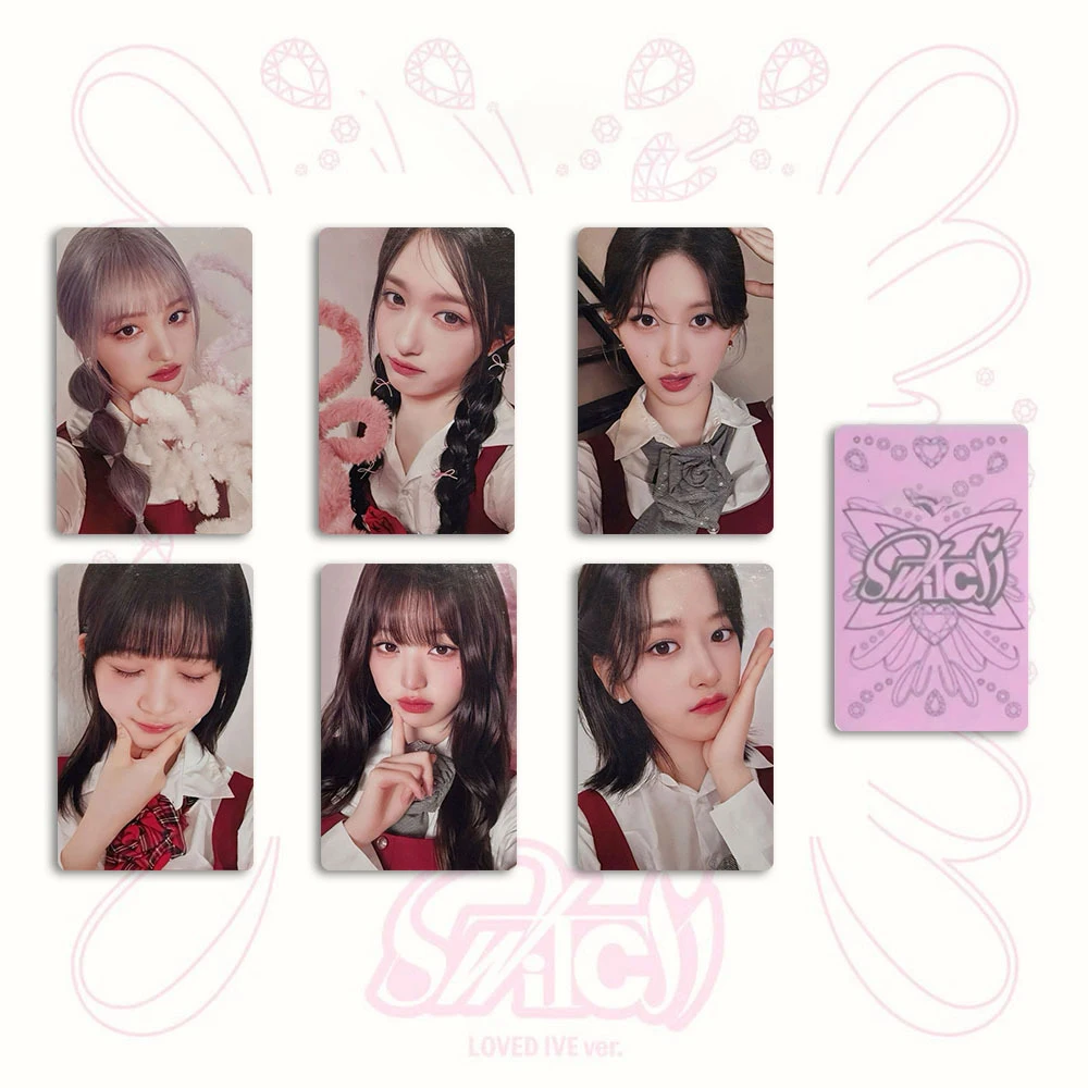 Kpop The 2nd EP Album SWITCH Photocards Double Sides Bright Film Korean Style LOMO Card YuJin WonYoung Fans Collections Gift