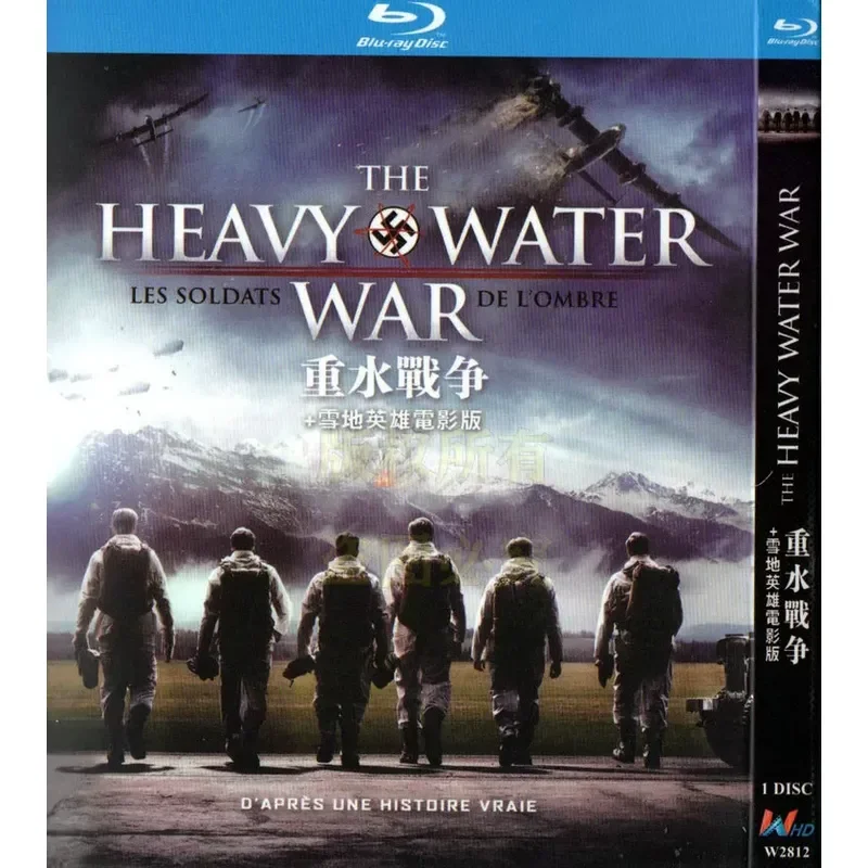 Norwegian action-adventure TV series, heavy water war + snow hero movie version BD Blu-ray high definition 1 disc