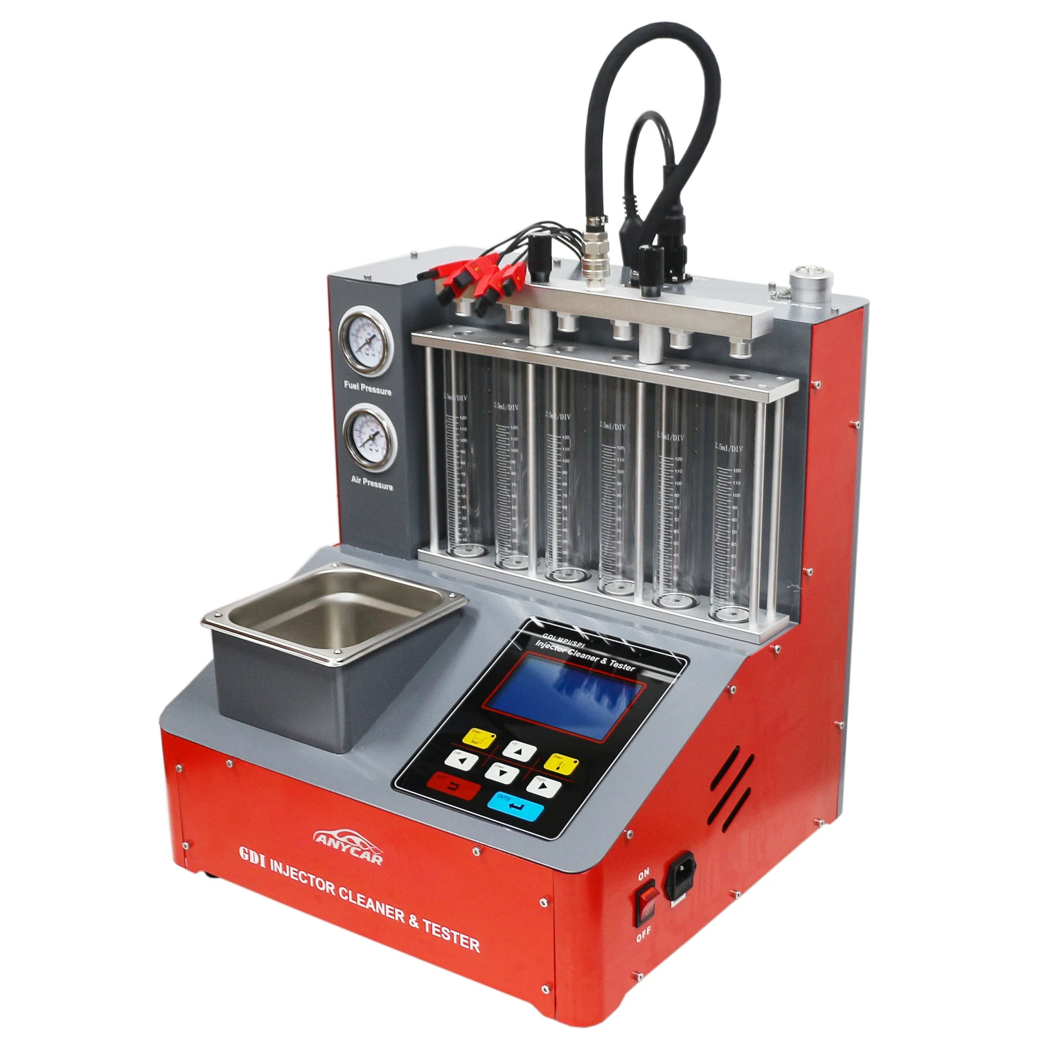 

Ultrasonic Fuel Injector Cleaner Tester Machine GDI EFI FSI Fuel Cleaner 12-Month Diagnostic Scanner Warranty