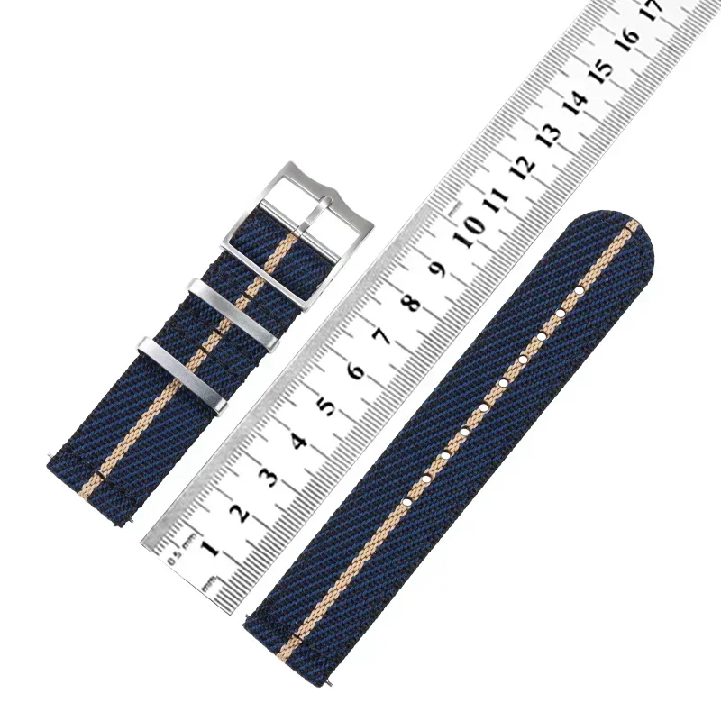 Nylon Watch Band for Rolex 20mm 22mm Men Wristband for Seiko Bracelet Adjustable Bands Women Watchbands Watches Accessories