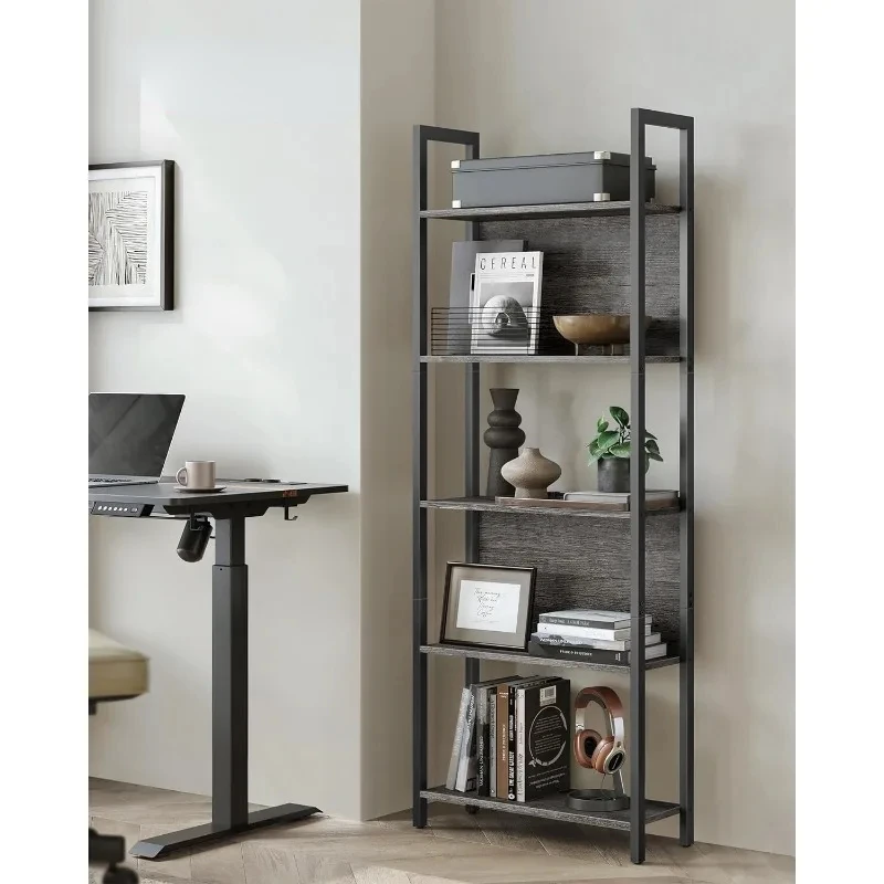 

VASAGLE 5-Tier Bookshelf Storage Rack Shelf Organizadores