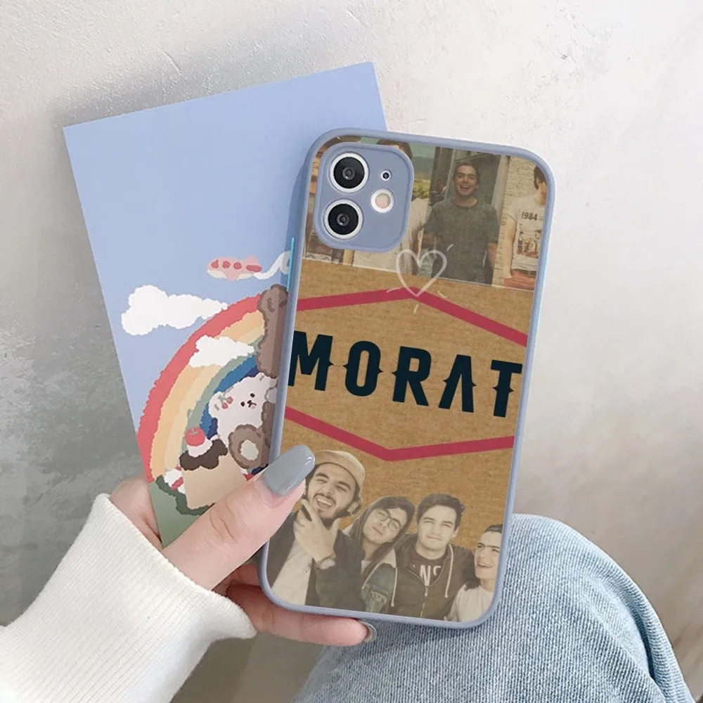 Morat Phone Case For iPhone 14 X XR XS 7 8 Plus 11 12 13 pro MAX 13mini Matte Shockproof Case