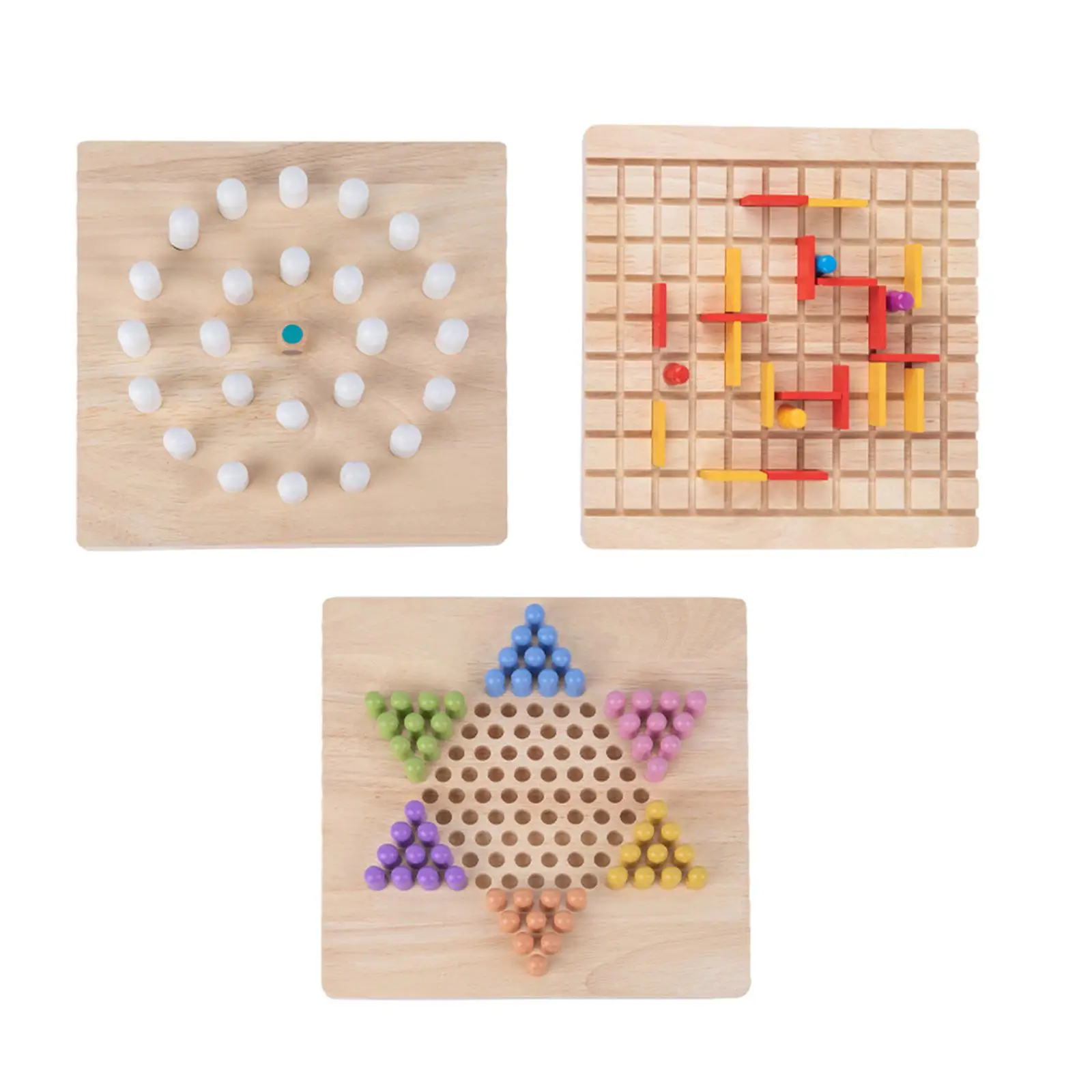 Jeu de stratégie en bois pour la famille, jouet amusant, classique, anniversaire, coordination œil-main, activité, loisirs, compétences sociales