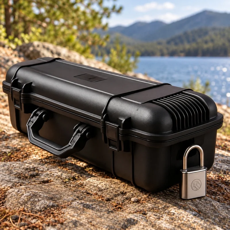 Durable Protective Case with Foam Cushioning, Shock-Resistant Hard Shell Organizer for Cameras and Instruments, Available in 6