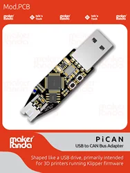 PiCAN USB to CAN Bus Adapter for Klipper U2C Board for 3D Printer Developed by XBST Designed by Isik's Tech Sell by Makerpanda