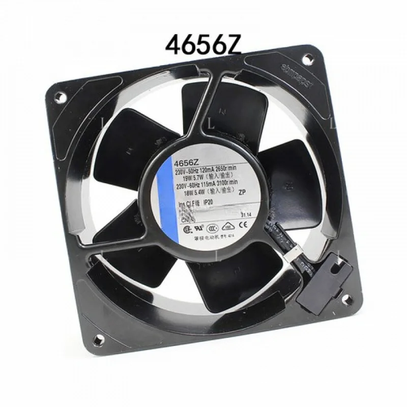 

L for Ebmpaps All-Metal Cooling Fan 120*120*38MM 4656Z 230V 18/19W 2650RPM radiator