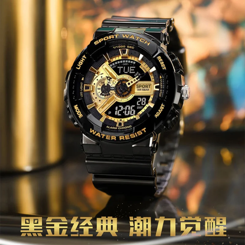 Relógio eletrônico estudante para estudantes do ensino médio e médio, moderno, simples, luminoso, à prova d'água