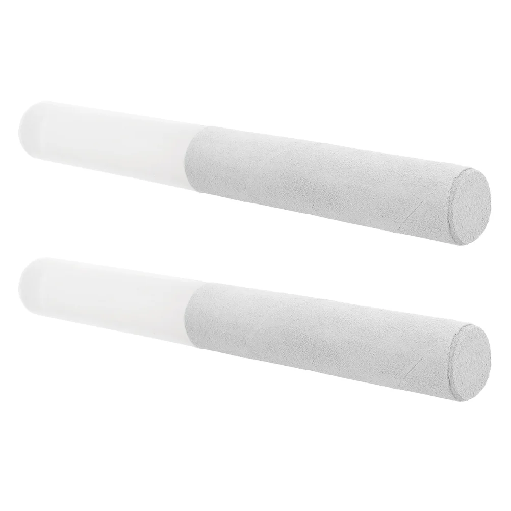 

Crystal Bowl Singing Mallet Yoga Acrylic Rod Decorative Chanting Suede Sticks for Playing Small Bowls