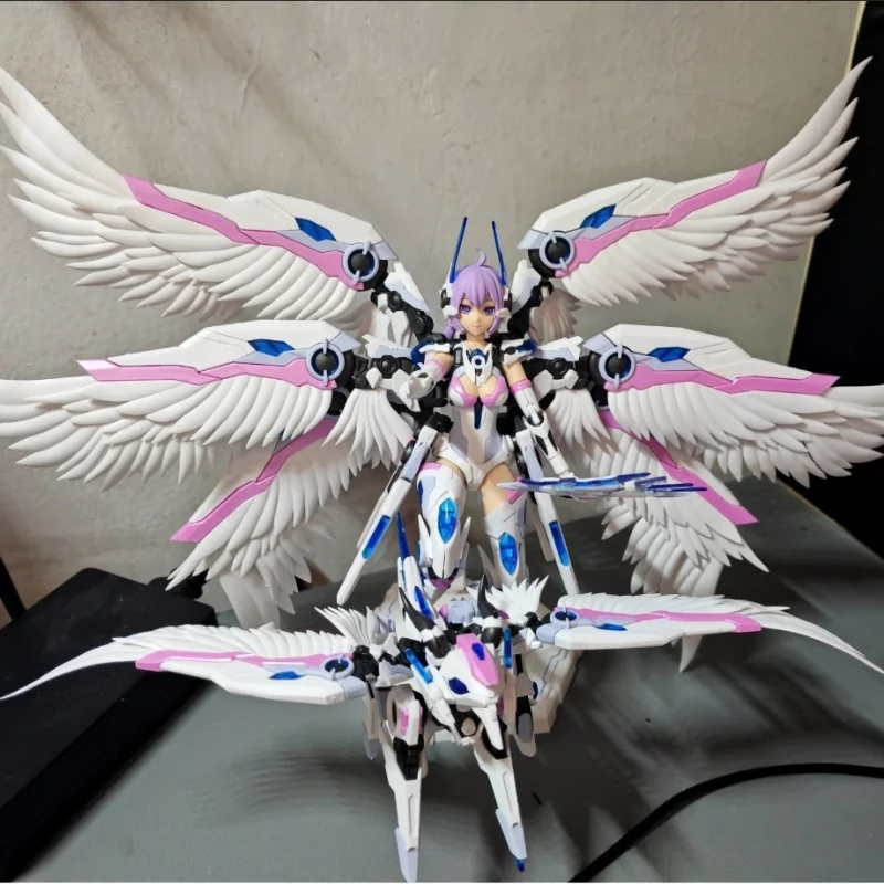 ในสต็อกต้นฉบับทั่วไปอะนิเมะรูป Ms 07 Zhuge Liang Bai Ze Colletion Mobile Suit Girl Action Figure ของเล่นของขวัญวันเกิด