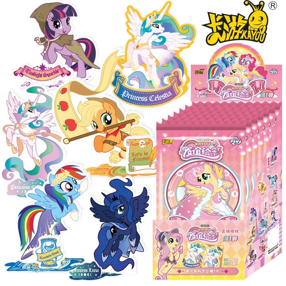 

Genuine KAYOU My Little Pony Anime Acrylic Stand Model Pinkie Pie Rainbow Dash Friendship Adventure Creative Peripheral ornament