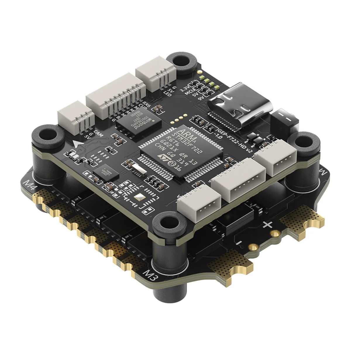 SMIEA لـ GEPRC TAKER F722 V2 FC&ESC FPV Stack BLS 65A 4in1 ESC 3-6S لنموذج طائرة بدون طيار FPV حرة