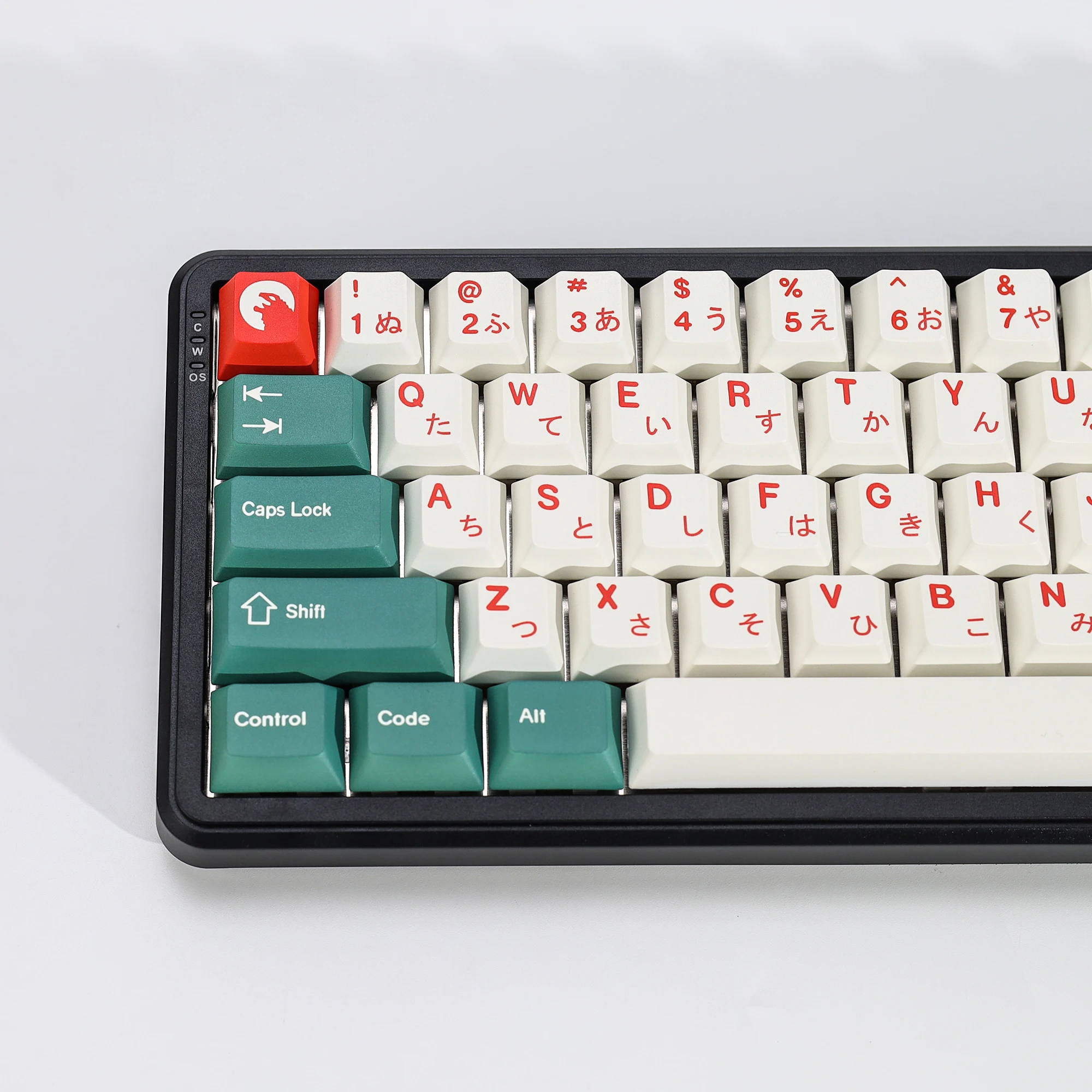KBDiy Japanische Tastenkappen GMK Kaiju PBT 143 Tasten Retro PBT Cherry Profil Alice ISO Tastenkappen für 60% Gaming Mechanische Tastatur – Detail 8