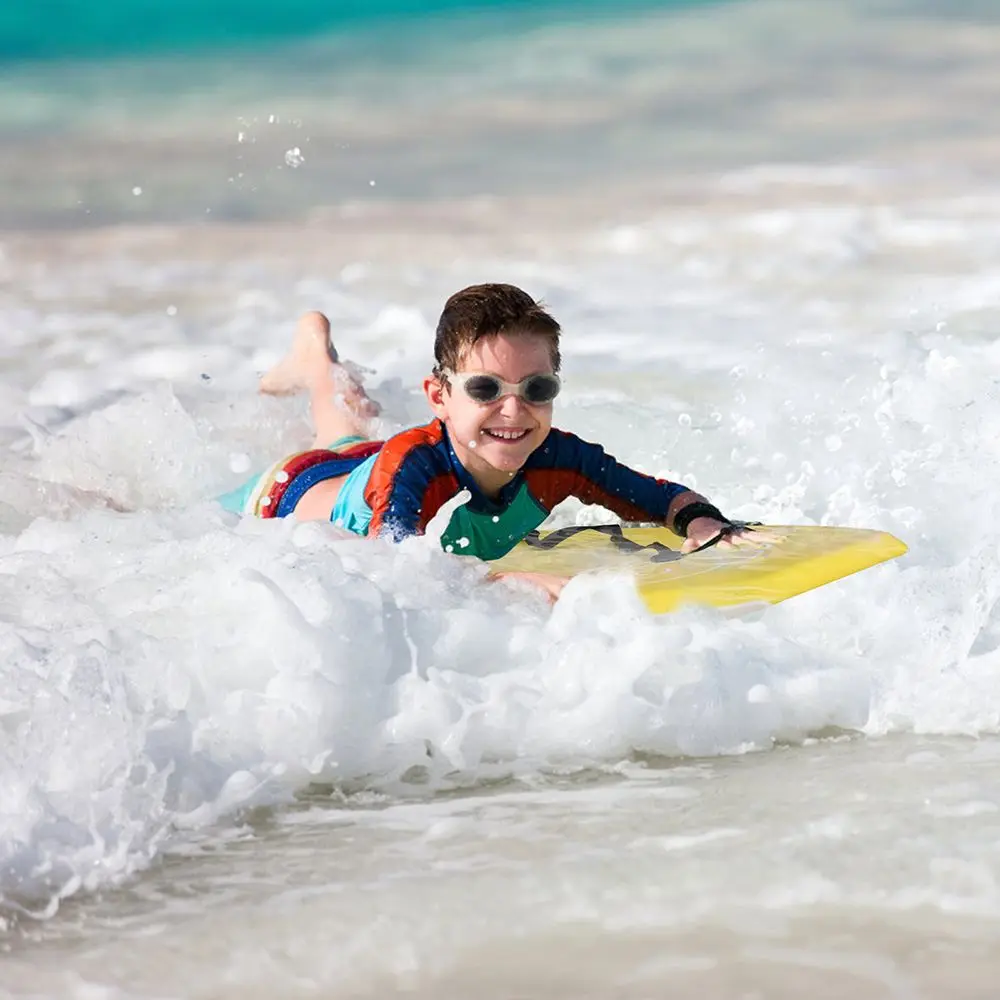 37in Yellow Water Surfboard for Kids and Youth 25kg for Surfing