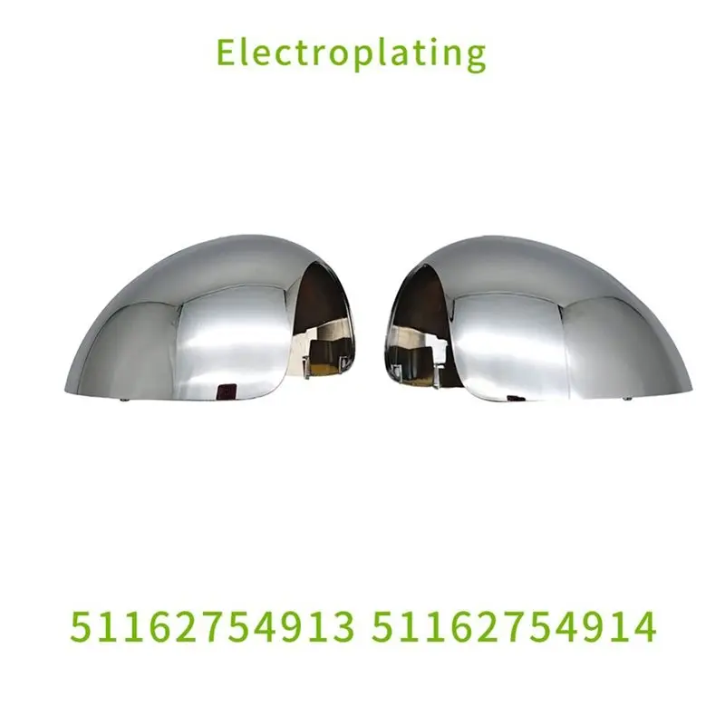 For BMW MINI Cooper R55-R61 07-13 1 Pair Rearview Mirror Shell 51162754913 51162754914 Side Door Wing Mirror Cover Trim B