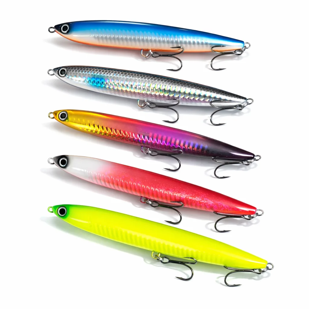 125mm 16.5g Lure Dog Surface Sonar Bait with Built-in Noise Bead Gliding Range Long Out-of-Water Probe Effect Surface Track Trac