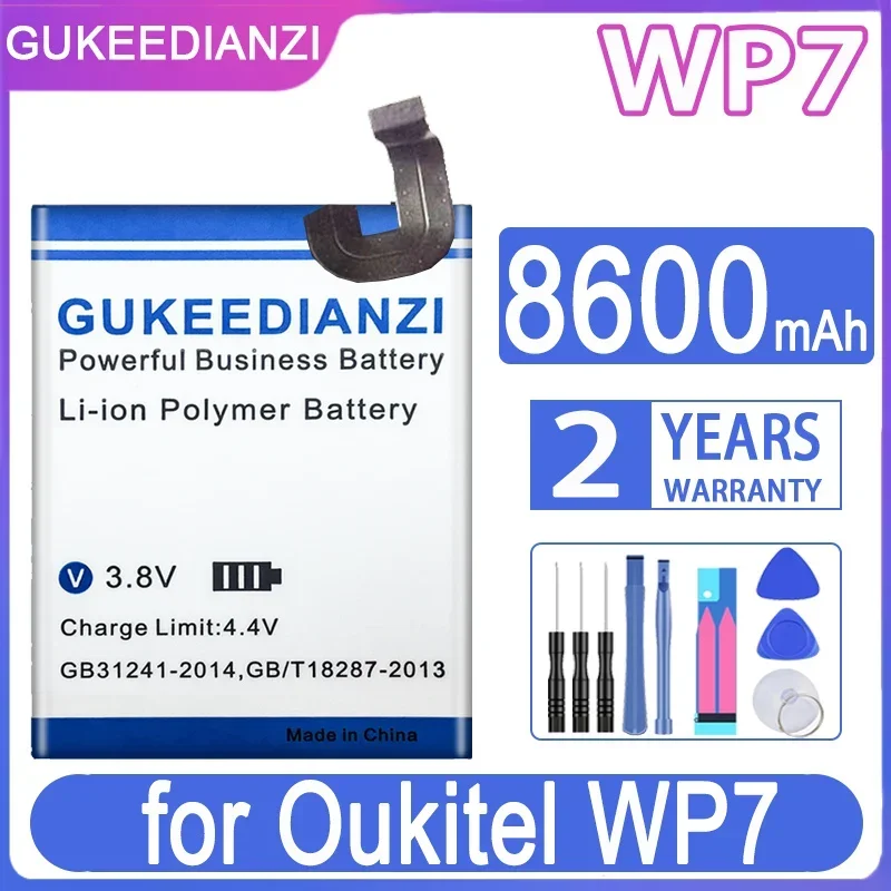 

Long Lasting 8600mAh Mobile Phone Battery For Oukitel WP7