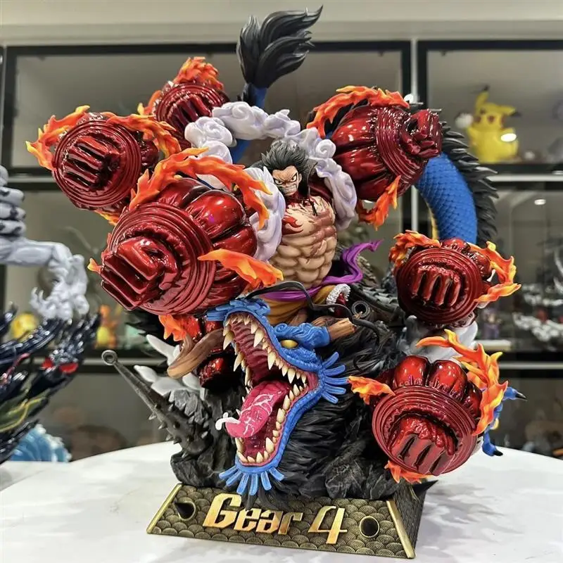 

One Piece Th Tianhui Gear 4 Luffy Figure Dragon Form Kong Organ Scene Gk Statue Gear 4 Snake Man Pvc Model Collectible Toys Gift