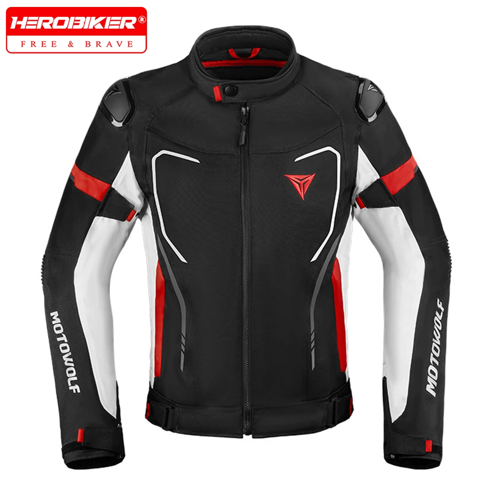 Windproof Warm Motorcycle Jacket Reflective Motorcycle Riding Jacket TPU Shoulder Protection Motocross Clothes Anti Fall